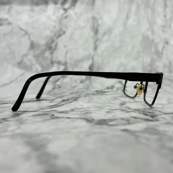 Safilo Elasta 7196 0JWU Eyeglasses Frames Brown Rectangle full Rim 47-19-145 - Picture 4 of 12